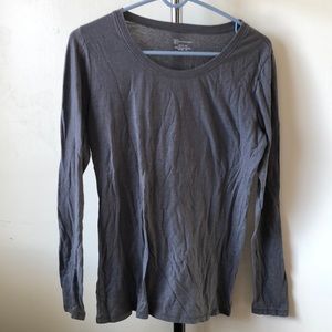 No Boundaries Gray Long Sleeve Shirt Size L